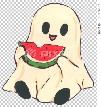 Hand Drawn Summerween Illustration Hand Drawn Summerween Illustration 140426454