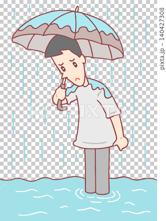 気象災害 - 大雨・浸水・冠水 気象災害 - 大雨・浸水・冠水 140427308