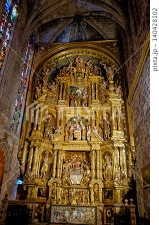 Interior of Catedral Basilica de Santa Maria de Mallorca - Spain 140428102