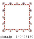 Vintage decorative frame. Floral border. Egyptian, Assyrian, Greek motif. For plate, porcelain design, classic border, invitation, greeting card. Elegant element for design in Eastern style 140428180