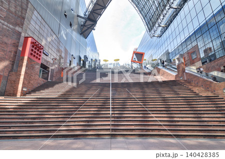 京都駅ビルの大階段 京都駅ビルの大階段 140428385