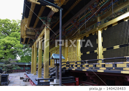 April 25 2026 Ueno Toshogu Shrine Ornate Golden Hall Exterior 140428483