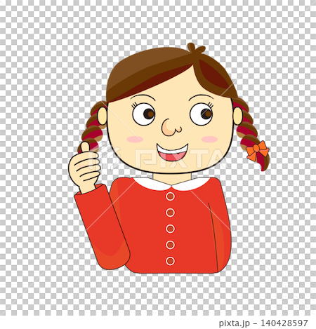 An illustration (bust-up) of a child giving a thumbs-up to indicate a "like". An illustration (bust-up) of a child giving a thumbs-up to indicate a "like". 140428597