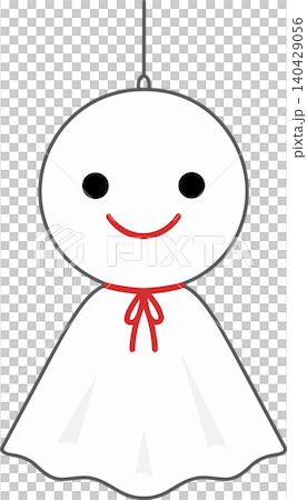 Cute teru teru bozu vector illustration Cute teru teru bozu vector illustration 140429056