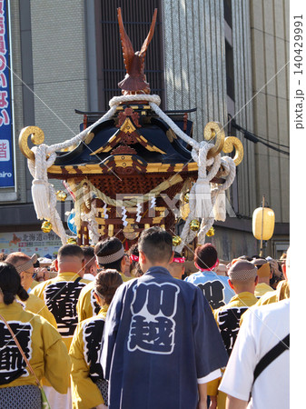 川越まつり2022 神輿と担ぎ手 川越まつり2022 神輿と担ぎ手 140429991