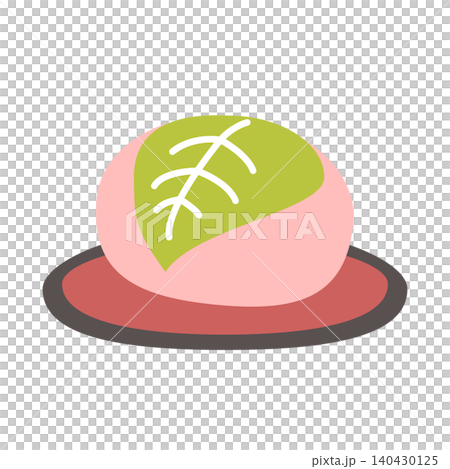 Hina Matsuri (Girls' Day) Japanese sweets: Sakura Mochi (cherry blossom rice cake) illustration, spring event material. Hina Matsuri (Girls' Day) Japanese sweets: Sakura Mochi (cherry blossom rice cake) illustration, spring event material. 140430125