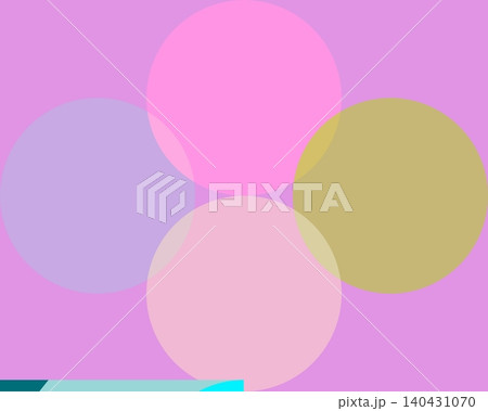 Translucent overlapping circles abstract art, Purple and pastel geometric background, Contemporary minimalist shape pattern Translucent overlapping circles abstract art, Purple and pastel geometric background, Contemporary minimalist shape pattern 140431070