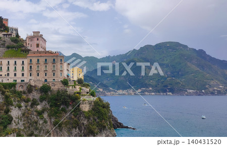 Atrani - Amalfi coast - Lido di Ravello beach Atrani - Amalfi coast - Lido di Ravello beach 140431520