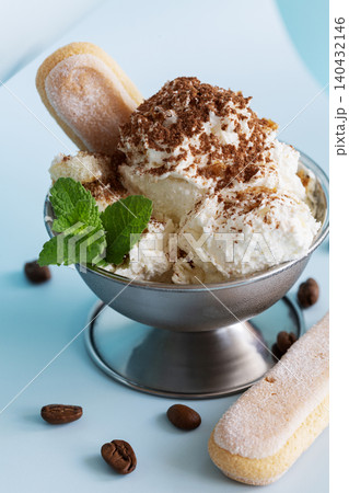 Homemade Espresso Gelato. 140432146