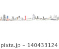 神戸ランドマーク(水彩)海空無し 140433124