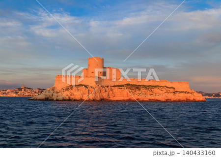 View of Chateau d'If (If castle), a former royal prison, in Marseille, France 140433160
