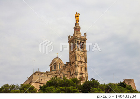 Basilica of Notre Dame de la Garde in Marseille, France 140433234