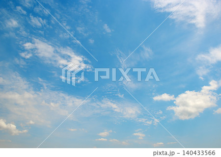 Beautiful Blue Sky with Soft White Clouds Background Beautiful Blue Sky with Soft White Clouds Background 140433566