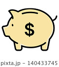 かわいい豚の貯金箱 かわいい豚の貯金箱 140433745