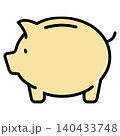 かわいい豚の貯金箱 かわいい豚の貯金箱 140433748