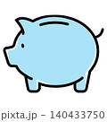 かわいい豚の貯金箱 かわいい豚の貯金箱 140433750