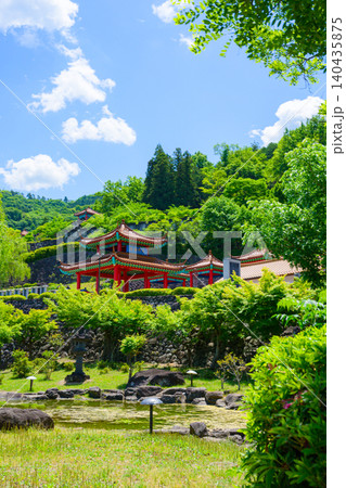 【山梨県　市川大門】大門碑林公園 140435875