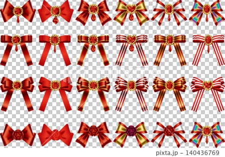 Ribbon, jewels, 10 red Ribbon, jewels, 10 red 140436769