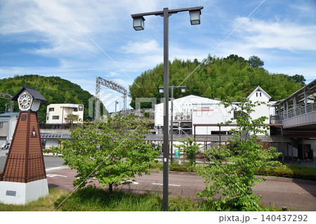 三日市町駅と時計台 【大阪府河内長野市】 三日市町駅と時計台 【大阪府河内長野市】 140437292