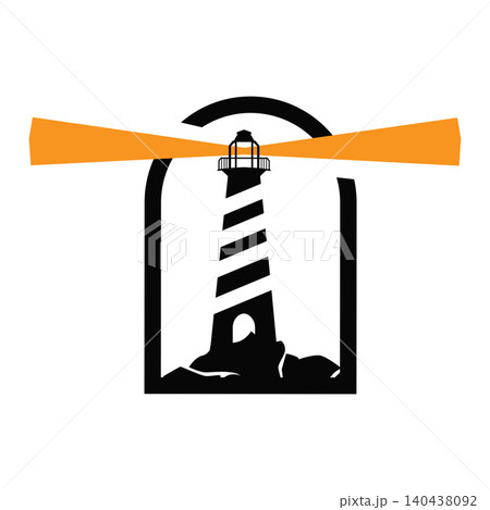 Lighthouse Logo Design Template, Sea Beacon, Simple Beach Adventure Lighthouse Logo Design Template, Sea Beacon, Simple Beach Adventure 140438092