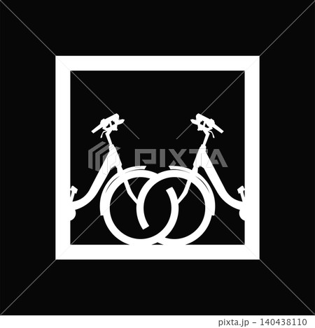 Minimalist Bicycle Logo Design Bicycle Illustration Premium Template Minimalist Bicycle Logo Design Bicycle Illustration Premium Template 140438110