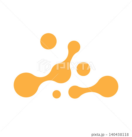 Technology Neuron Logo Design Template Premium Symbol of Atomic Structure of DNA and Molecules 140438118