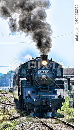 真岡鉄道の蒸気機関車 真岡鉄道の蒸気機関車 140438299