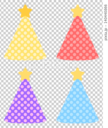 Party hat (polka dot) set Party hat (polka dot) set 140440866