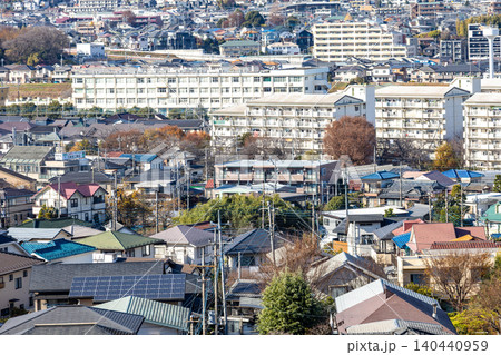 【東京都】郊外の住宅地の風景 【東京都】郊外の住宅地の風景 140440959