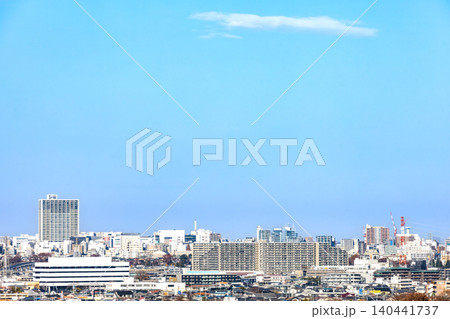 【東京都 日野市】郊外の住宅地の風景 【東京都 日野市】郊外の住宅地の風景 140441737