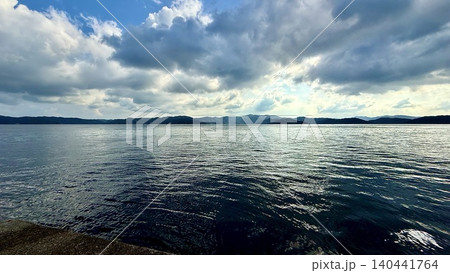 奄美大島と加計呂麻島の大島海峡の景観 奄美大島と加計呂麻島の大島海峡の景観 140441764