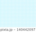 水色のチェック柄の背景素材 140442097
