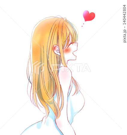 笑顔の女性　恋愛　夏 140442804