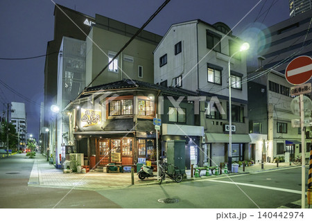 大阪夜景 新町 鶏屋國型製作所 大阪府大阪市 大阪夜景 新町 鶏屋國型製作所 大阪府大阪市 140442974