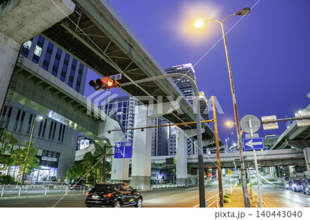 大阪夜景 西本町 中央大通 大阪府大阪市 大阪夜景 西本町 中央大通 大阪府大阪市 140443040