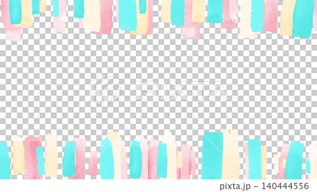 Stylish frame with watercolor brushstrokes Stylish frame with watercolor brushstrokes 140444556