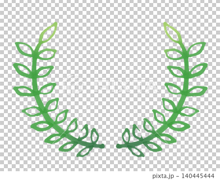 Laurel wreath frame drawn with soft markers (3) Laurel wreath frame drawn with soft markers (3) 140445444