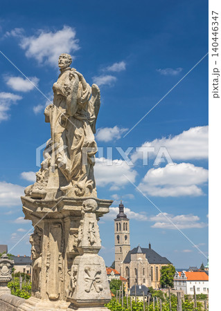 Statue of St. Ignatius of Loyola in Kutna Hora. Czech Republic. Statue of St. Ignatius of Loyola in Kutna Hora. Czech Republic. 140446347