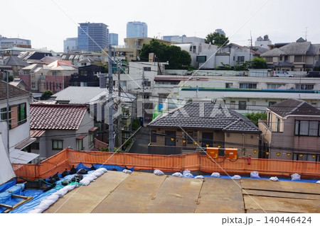 東京都渋谷区富ヶ谷一丁目から渋谷駅方面を臨む風景 東京都渋谷区富ヶ谷一丁目から渋谷駅方面を臨む風景 140446424