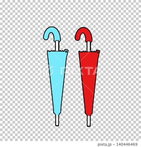 雨傘のイラスト 雨傘のイラスト 140446469