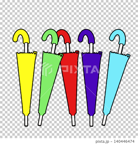 Illustration of umbrella Illustration of umbrella 140446474