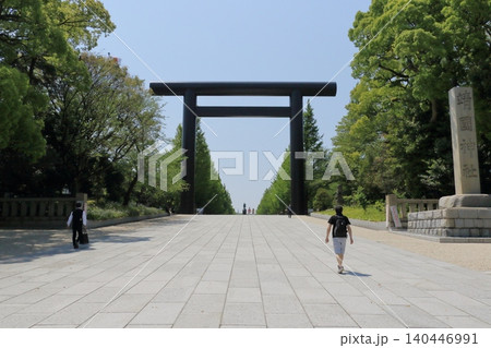 靖国神社の大鳥居 140446991