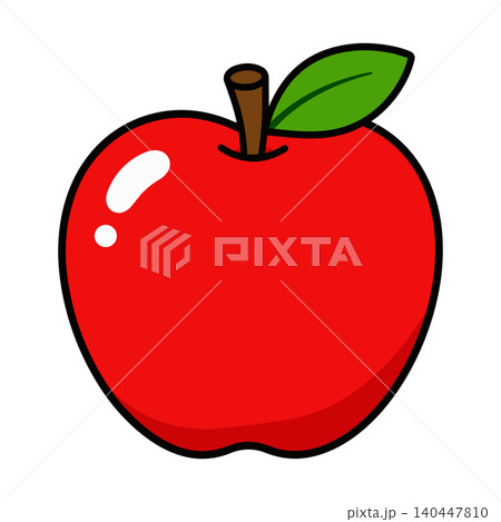 かわいいりんごアイコン かわいいりんごアイコン 140447810