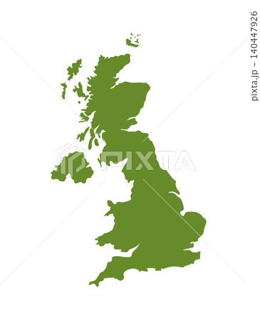 United Kingdom detailed silhouette map. British textured stylized map. Vector illustration isolated on white. United Kingdom detailed silhouette map. British textured stylized map. Vector illustration isolated on white. 140447926