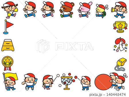 運動会,体育祭,フレーム,子供,小学校,幼稚園,保育園,小学生,学校,体育,運動,走る,メッセージ 運動会,体育祭,フレーム,子供,小学校,幼稚園,保育園,小学生,学校,体育,運動,走る,メッセージ 140448474