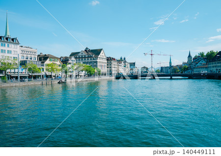 スイスのチューリッヒの風景 スイスのチューリッヒの風景 140449111
