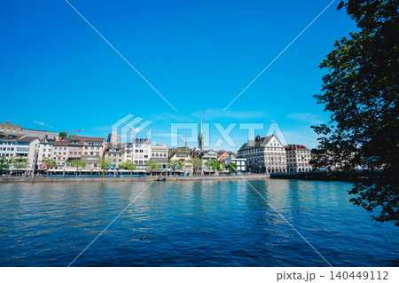 スイスのチューリッヒの風景 スイスのチューリッヒの風景 140449112