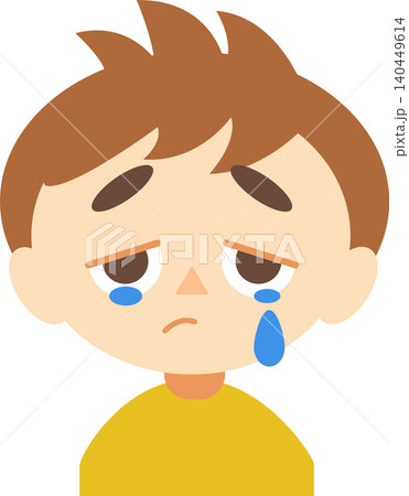 泣いている男の子 泣いている男の子 140449614