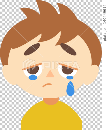 泣いている男の子 泣いている男の子 140449614