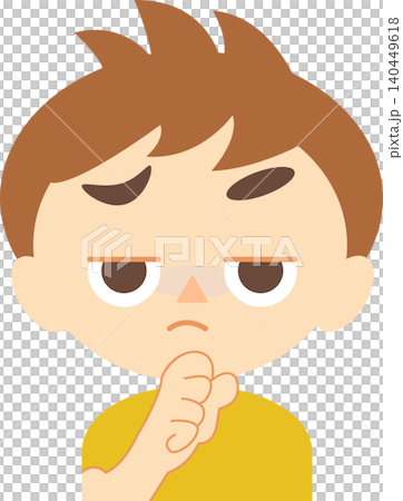 The boy who is suspicious The boy who is suspicious 140449618